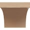 Ekena Millwork 8"W x 8"D x 8"H Wide Stockport Rough Cedar Woodgrain TimberThane Corbel, Primed Tan CORUR08X08X08STORCPR - alternate 3